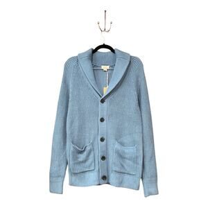 Upwest Sweater Cardigan Small Blue NWT